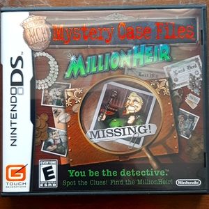 Mystery case Files MillionHeir Nintendo DS game.